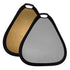 Fotodiox 2-in-1 Collapsible Teardrop Reflector Disc - Silver / Gold - 3 Size Options
