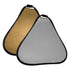 Fotodiox 2-in-1 Collapsible Teardrop Reflector Disc - Silver / Gold - 3 Size Options