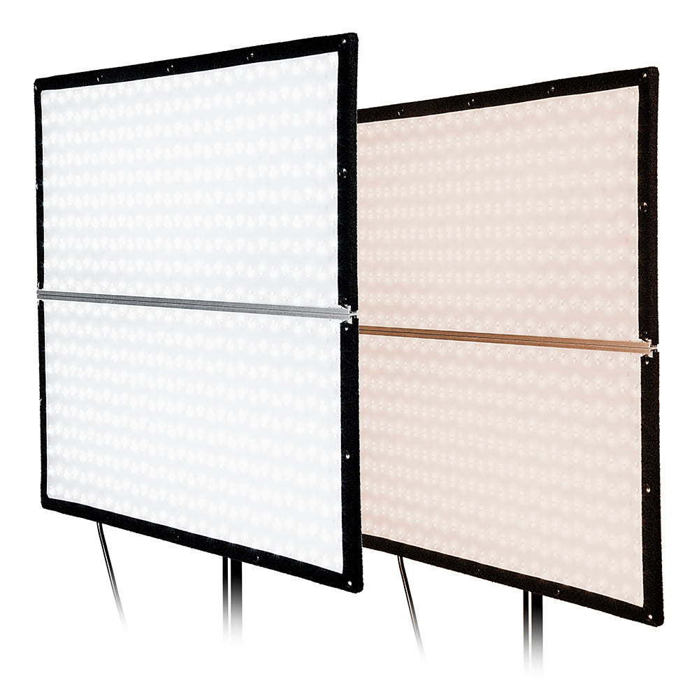 SkyFiller Wings 2x2 200w Bi-Color - Folding LED Panel Lighting w/ Flat Softbox and Grid, Includes Upgraded Domed Softbox & Compact 5'6" Light Stand (while supplies last!)