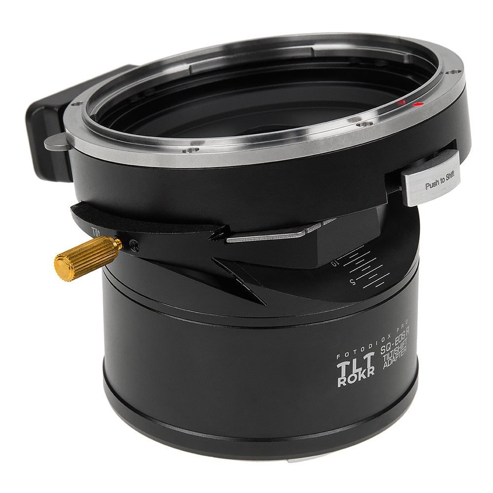 Fotodiox Pro TLT ROKR - Tilt / Shift Lens Mount Adapter Compatible with Bronica SQ Mount Lenses to fit Canon RF Mount Mirrorless Camera Body