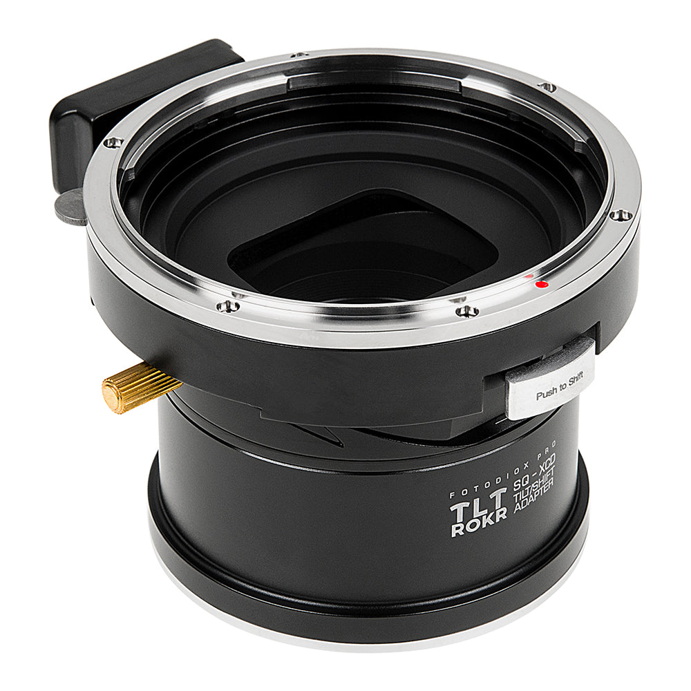 Fotodiox Pro TLT ROKR - Tilt / Shift Lens Mount Adapter Compatible with Bronica SQ Mount Lenses to fit Hasselblad X-System (XCD) Mount Mirrorless Cameras