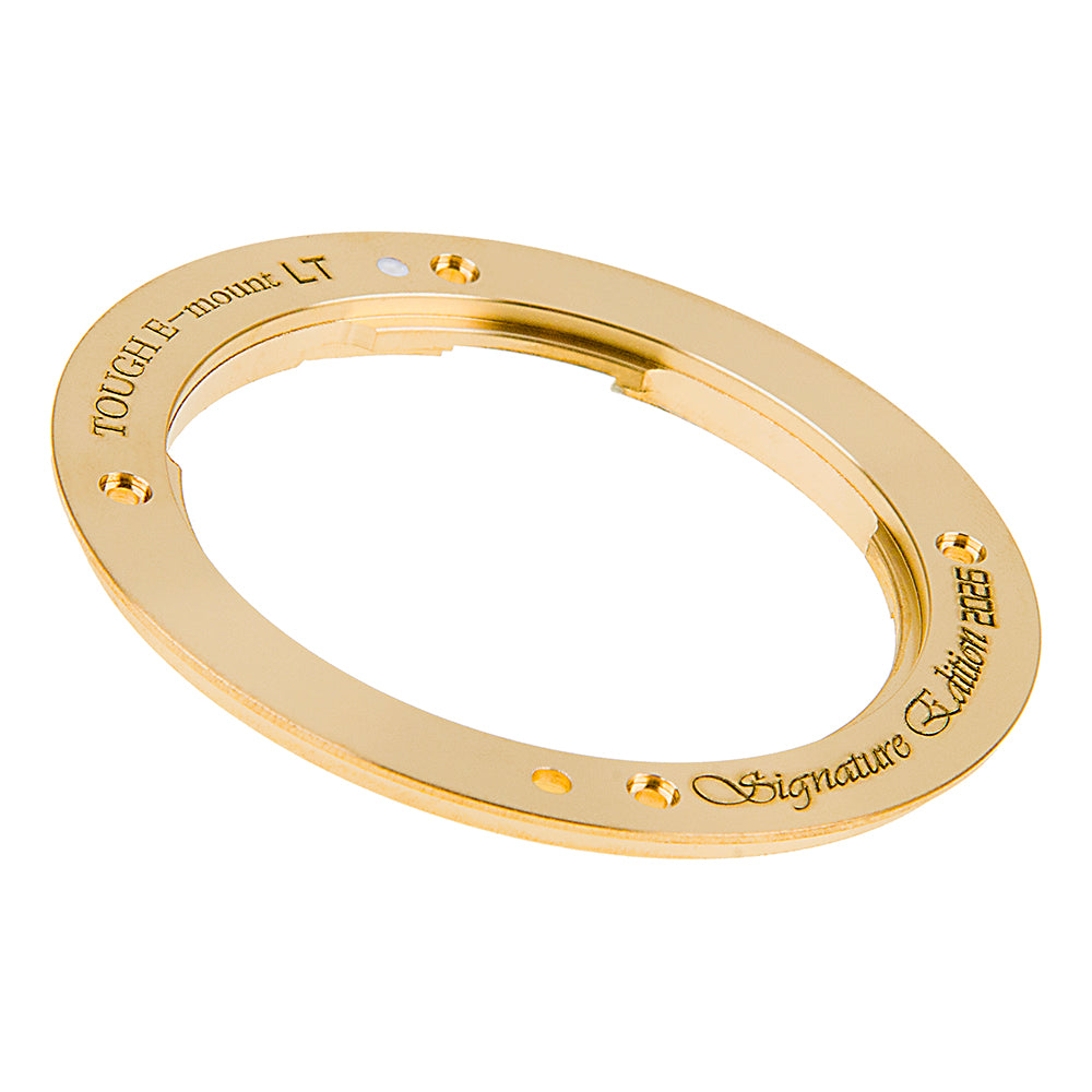 The Tough E-Mount Signature Edition LT from Fotodiox Pro - A Distinctive Brass, Light Tight Replacement Lens Mount for Compatible Sony NEX & E-Mount Camera Bodies