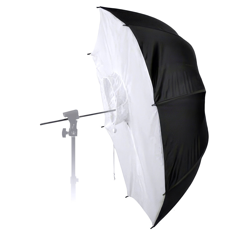Fotodiox Pro, Premium Grade Studio Umbrella Softbox - Silver Reflective w/ Neutral White Diffusion Cover