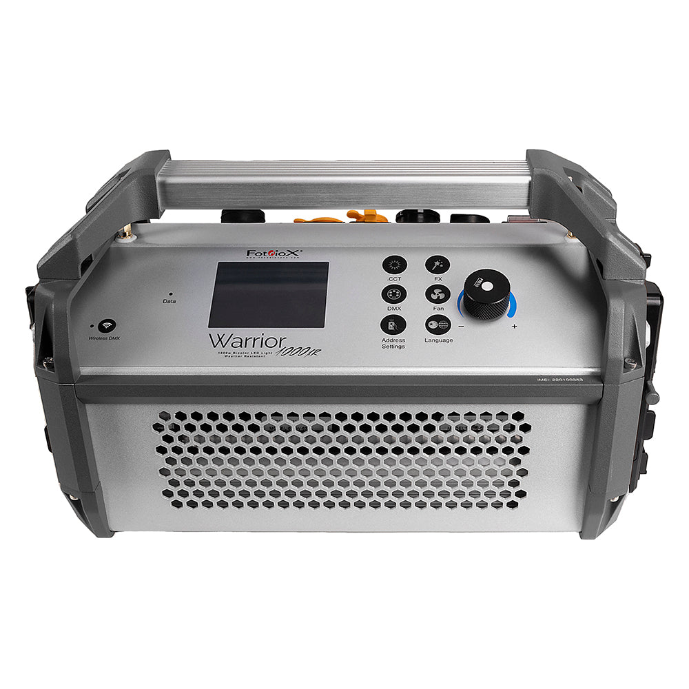 Fotodiox Pro Warrior 1000XR Weather Resistant, Bicolor LED Light Kit - High-Intensity 1000W Tungsten to Daylight Color (2700-6500k) LED Light Kit for Still and Video