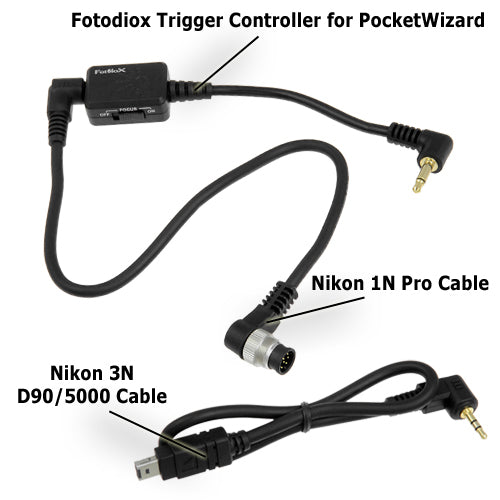 Fotodiox Pro Pre-Trigger Remote Shutter Release Cable Kit for Pocket Wizard