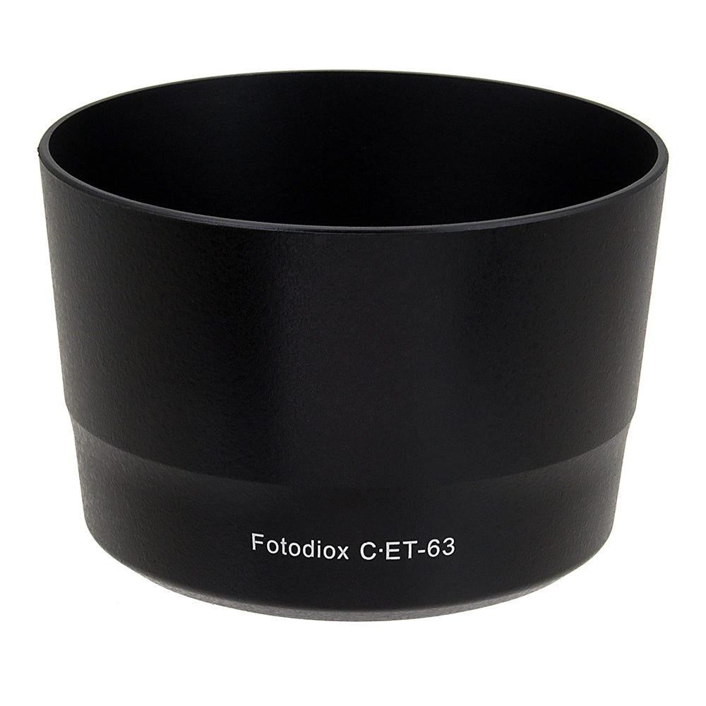 Fotodiox Lens Hood Replacement for ET-63 - Compatible with Canon EOS EF-S 55-250mm f/4-5.6 IS STM Lens