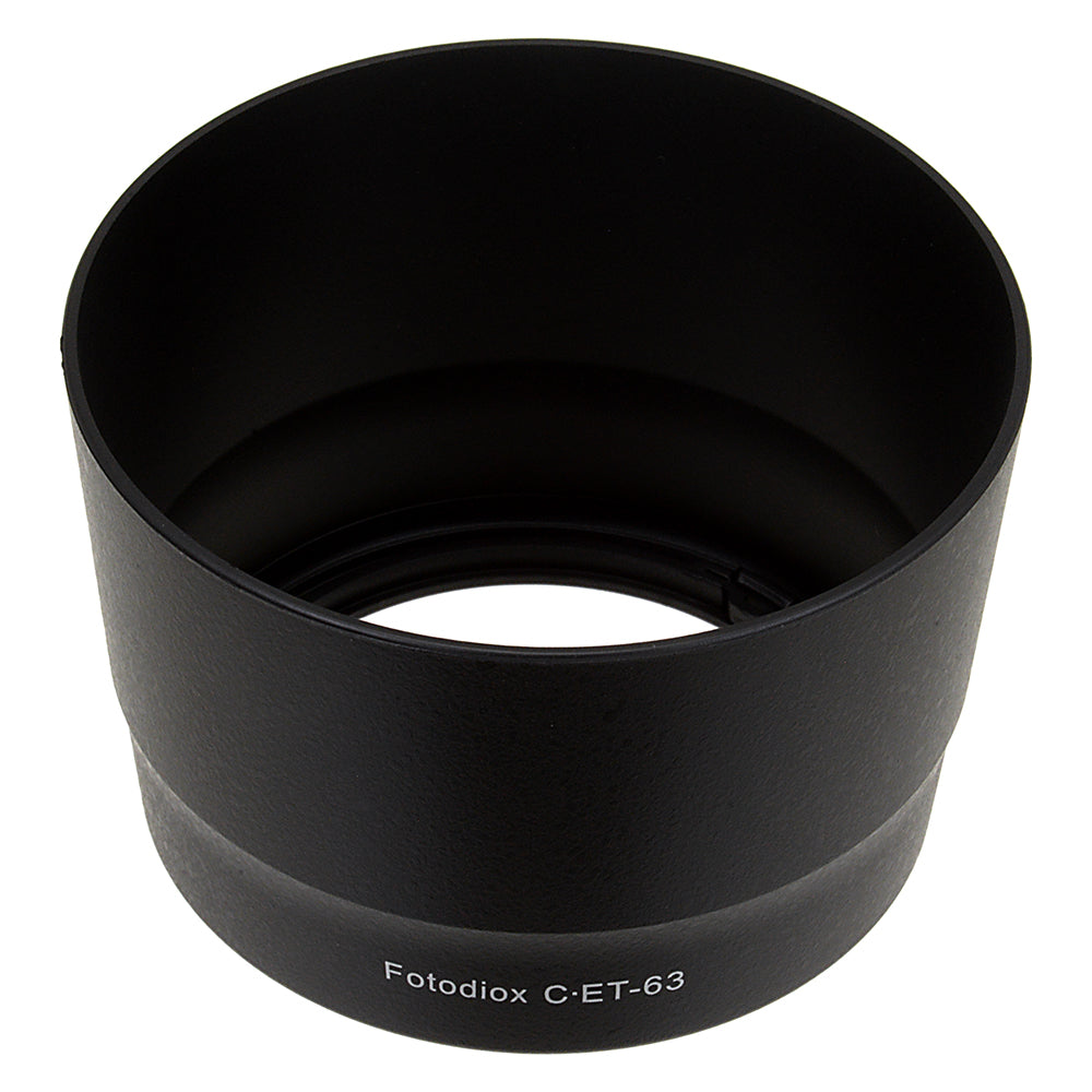 Fotodiox Lens Hood Replacement for ET-63 - Compatible with Canon EOS EF-S 55-250mm f/4-5.6 IS STM Lens