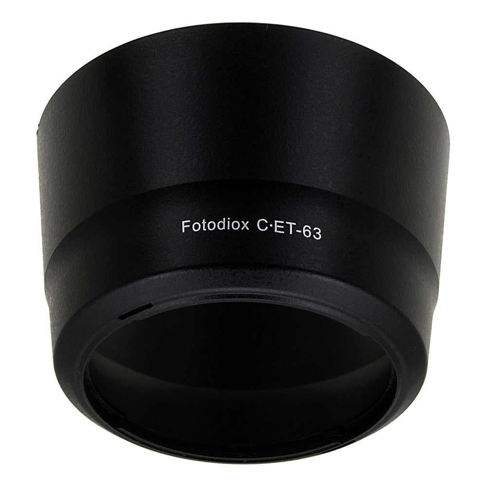 Fotodiox Lens Hood Replacement for ET-63 - Compatible with Canon EOS EF-S 55-250mm f/4-5.6 IS STM Lens