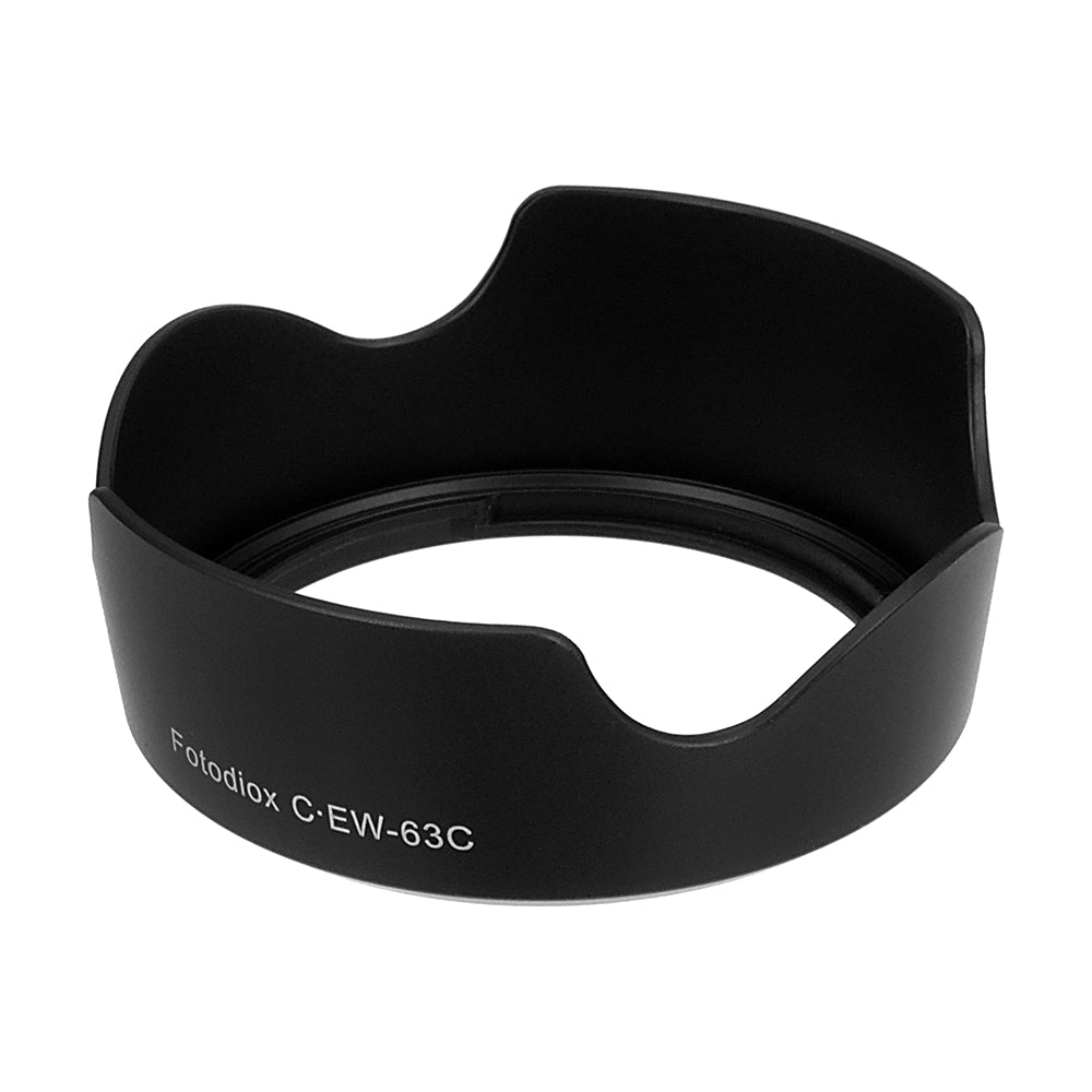 Fotodiox Lens Hood Replacement for EW-63C - Compatible with Canon EOS EF-S 18-55mm f/3.5-5.6 IS STM Lens