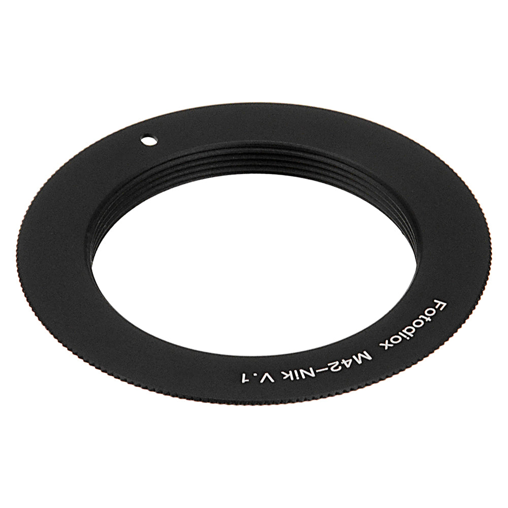 Fotodiox Lens Mount Adapter - M42 Type 1 Screw Mount SLR Lens to Nikon F Mount SLR Camera Body