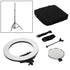 Fotodiox Selfie Starlite Vlog Pro Light - Black 18in Bi-Color Dimmable LED Ring Light Premium Kit