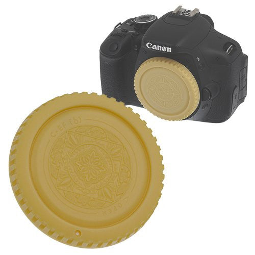 Fotodiox Designer Gold Body Cap for All Canon EOS EF & EF-s Cameras