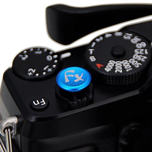 12MM Brass Concave Shutter Release Button Rubber Ring for Fujifilm