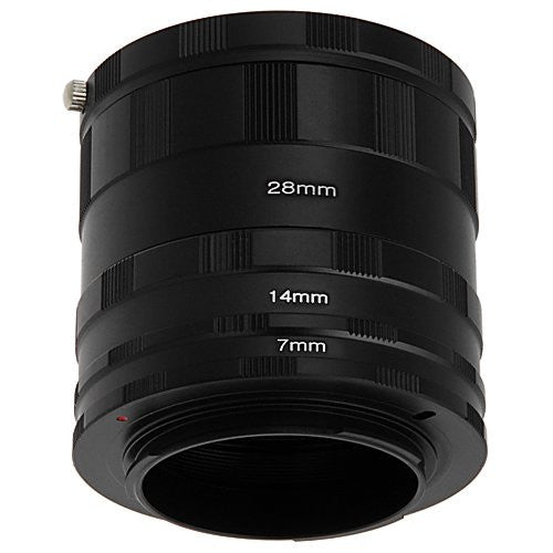 Fotodiox Macro Extension Tube Set for Pentax K (PK) Mount SLR Cameras for Extreme Close-up Photography