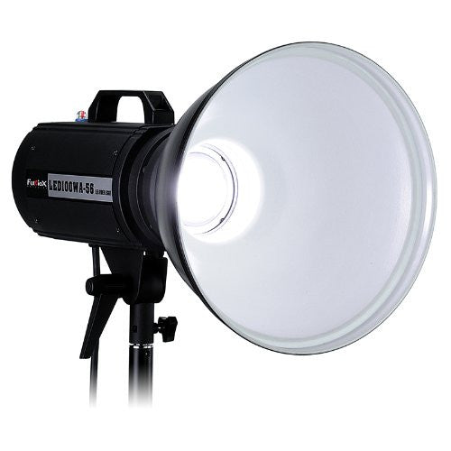 Fotodiox Pro LED-100WA-56 Daylight Studio LED, High-Intensity LED Studio Light for Still and Video - with Dimmable Control, 12V AC Power Adapter, Light Stand bracket