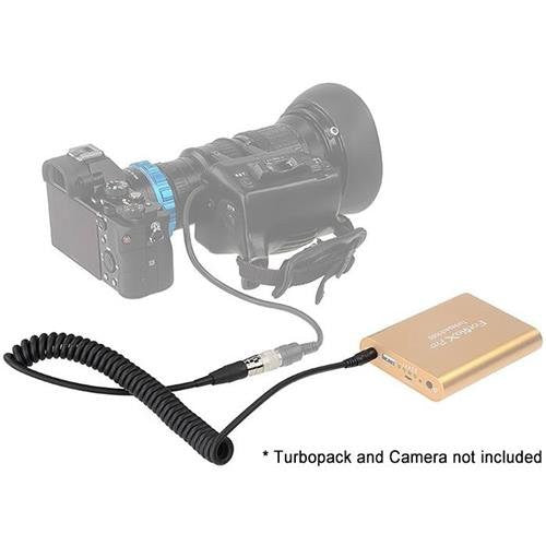 Fotodiox B4 2/3" Power Cable with 6 or 12 Pin Hirose Style Connectors to D-Tap or DC 12v Power Supply for Fujinon, Nikon, Canon, Angenieux, Schneider Lens Servo