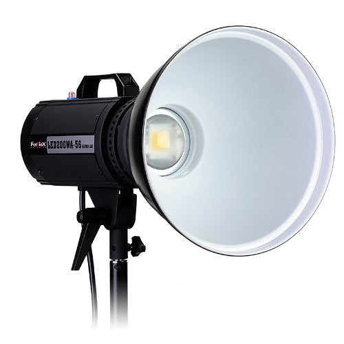 Fotodiox Pro LED-200WA-56 Daylight Studio LED, High-Intensity LED Studio Light for Still and Video - with Dimmable Control, 12V AC Power Adapter, Light Stand bracket