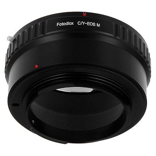 Fotodiox Lens Mount Adapter - Contax/Yashica (CY) Lens to Canon EOS M (EF-M Mount) Mirrorless Camera Body