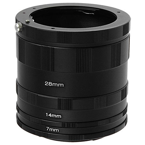 Fotodiox Macro Extension Tube Set for Pentax K (PK) Mount SLR Cameras for Extreme Close-up Photography