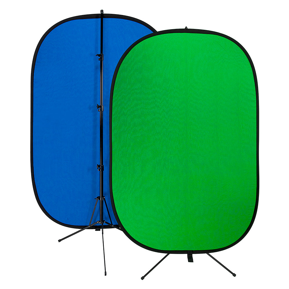 Inc. Collapsible 48x72in Background Chromakey Fotodiox, Blue/Green – Portable Fotodiox USA