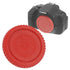 Fotodiox Designer Red Body Cap for All Canon EOS EF & EF-s Cameras