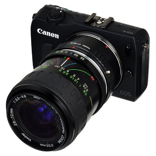 Fotodiox Lens Mount Adapter - Contax/Yashica (CY) Lens to Canon EOS M (EF-M Mount) Mirrorless Camera Body