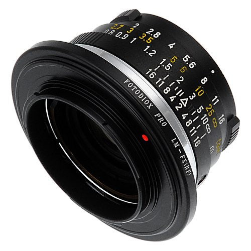 Leica M Rangefinder Lens to Fujifilm X-Series (FX) Mount Camera Bodies