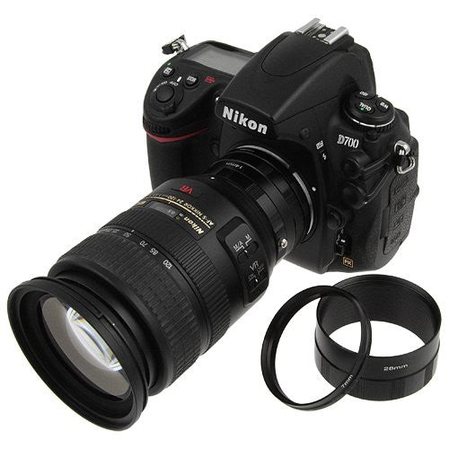 Macro Extension Tube Kit For Nikon F Mount Cameras – AI Compatible, D850 D750 D810 D800 D700 D610 – No Electronics