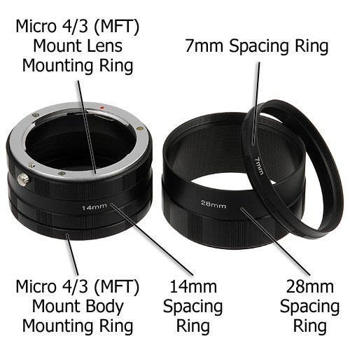 Khalia-Foto makro tube d`extension pour micro four thirds m4 Khalia-Foto makro tube d`extension pour micro four thirds m4