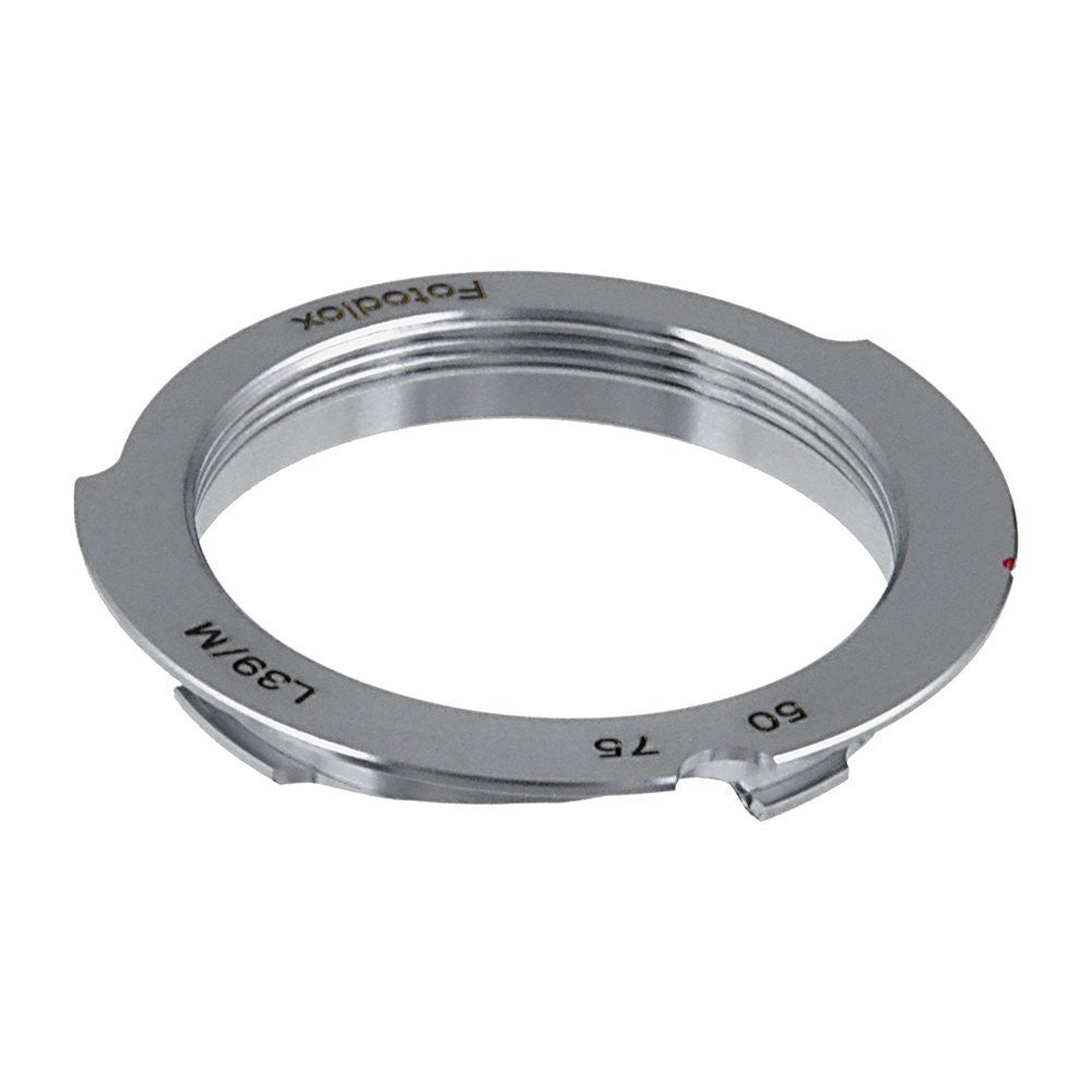 Fotodiox Lens Adapter - Compatible with M39 (1mm Pitch TPI 25.4) Leica Thread Mount Lenses to Leica M Mount Rangefinder Cameras with 50mm/75mm Frame Lines