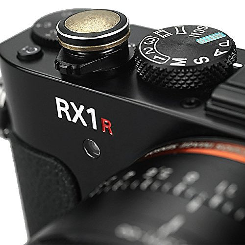 Fotodiox Pro Soft Shutter Release Button for Sony RX1R II - Specially Designed Low-Profile Brass 12mm Button for Sony Cyber-Shot DSC-RX1R II (DSC-RX1RM2) Compact Digital Camera