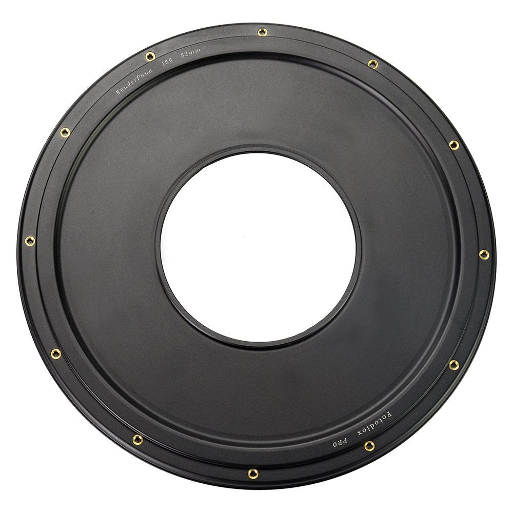 WonderPana XL 186mm Step-Up Ring - Anodized Black Metal Aluminum Step Up Ring for 82mm Lens Threads to 186mm WonderPana XL Round Filters