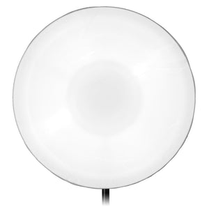 Fotodiox Pro Beauty Dish with Photogenic Speedring for Photogenic, Norman ML, and Compatible - All Metal, Soft White Interior