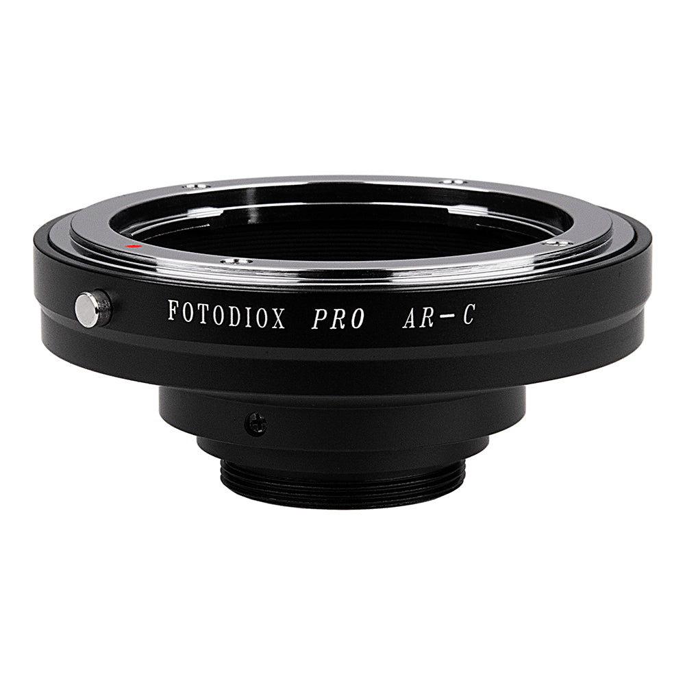 Fotodiox Pro Lens Adapter - Compatible with Konica Auto-Reflex (AR) SLR Lenses to C-Mount (1" Screw Mount) Cine & CCTV Cameras