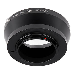 Fotodiox Pro Lens Adapter - Compatible with Konica Auto-Reflex (AR) SLR Lenses to Nikon 1-Series Mirrorless Cameras