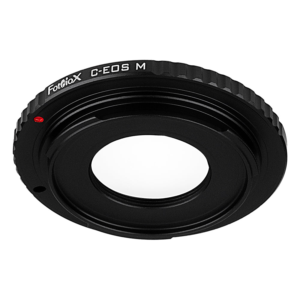 Fotodiox Lens Mount Adapter - C-Mount CCTV / Cine Lens to Canon EOS M (EF-M Mount) Mirrorless Camera Body