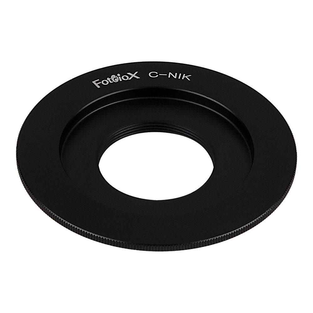 Fotodiox Lens Mount Adapter - C-Mount CCTV / Cine Lens to Nikon F Mount SLR Camera Body