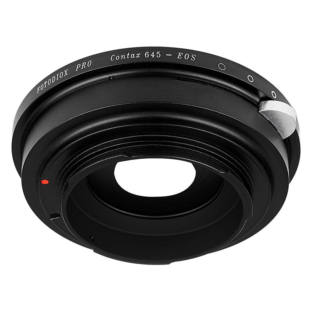 Fotodiox Pro Lens Mount Adapter - Contax 645 (C645) Mount Lenses to Canon EOS (EF, EF-S) Mount SLR Camera Body with Built-In Aperture Iris