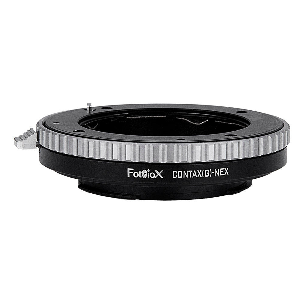 Fotodiox Lens Mount Adapter - Contax G Rangefinder Lens to Sony Alpha E-Mount Mirrorless Camera Body with Built-in Focus Control Dial