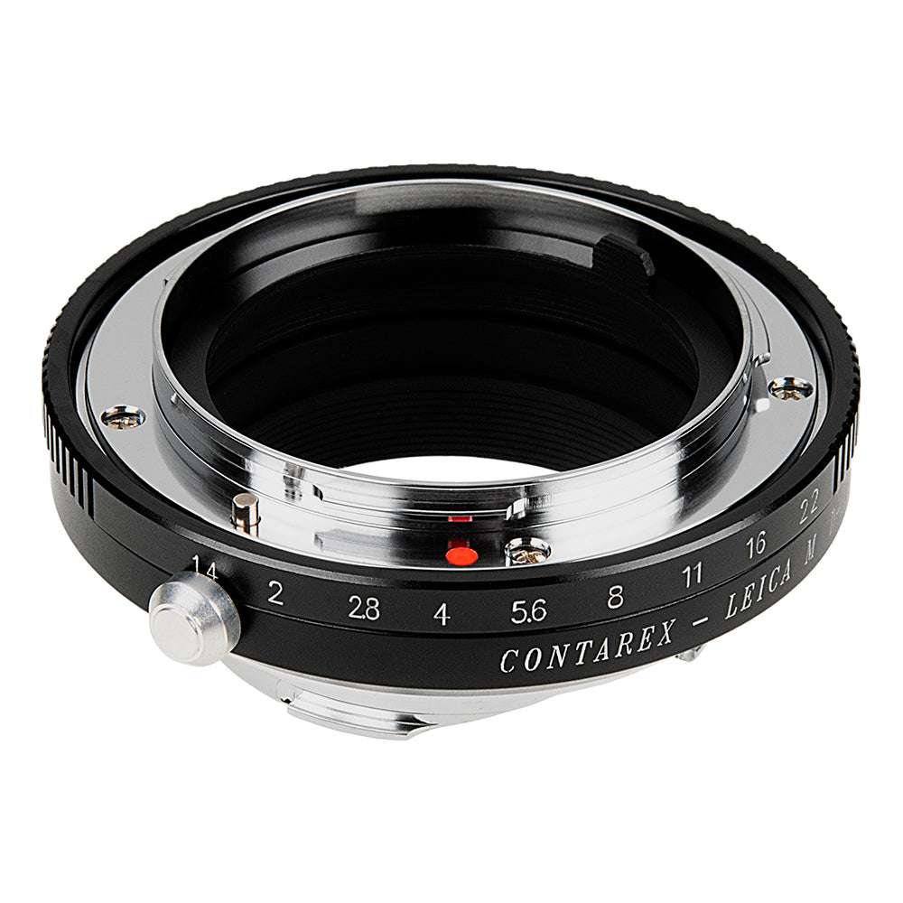 Fotodiox Pro Lens Adapter with Leica 6-Bit M-Coding - Compatible with Contarex (CRX) Mount SLR Lenses to Leica M Mount Rangefinder Cameras