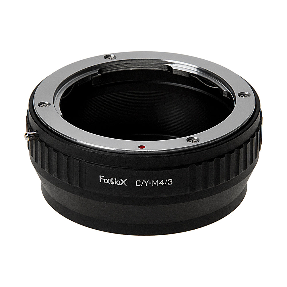 Fotodiox Lens Mount Adapter - Contax/Yashica (CY) SLR Lens to Micro Four Thirds (MFT, M4/3) Mount Mirrorless Camera Body