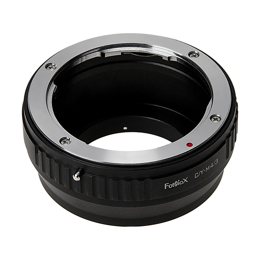 Fotodiox Lens Mount Adapter - Contax/Yashica (CY) SLR Lens to Micro Four Thirds (MFT, M4/3) Mount Mirrorless Camera Body