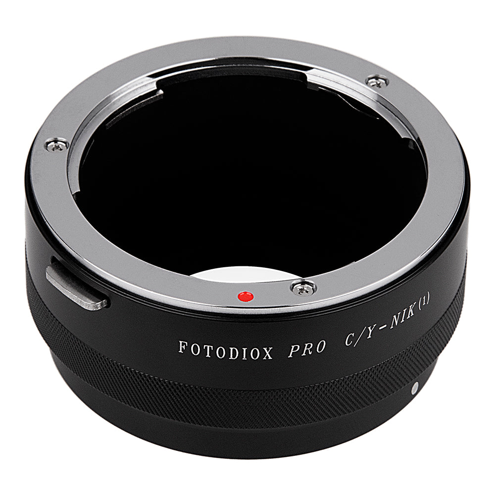 Fotodiox Pro Lens Adapter - Compatible with Contax/Yashica (CY) SLR Lenses to Nikon 1-Series Mirrorless Cameras
