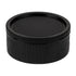 Fotodiox Camera Body & Rear Lens Cap Set for All Leica M Rangefinder Compatible Cameras & Lenses - Black