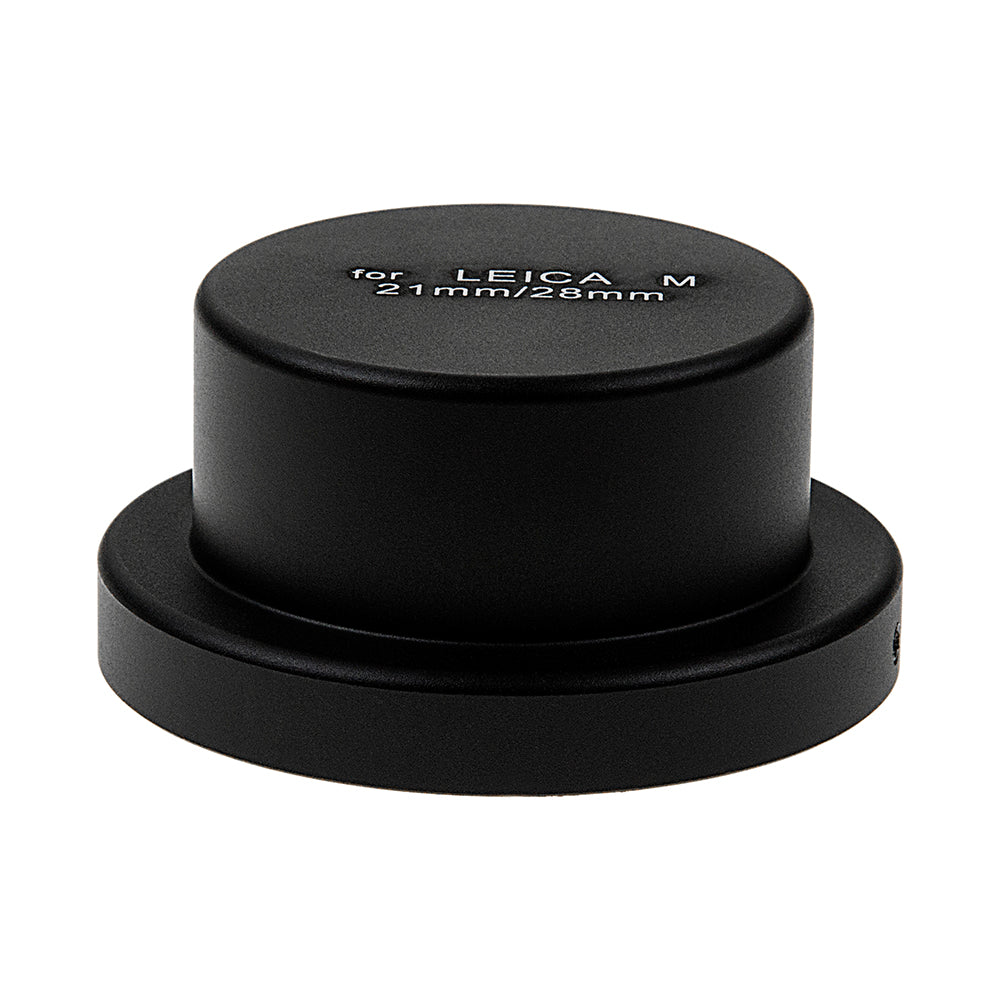 Fotodiox Leica M Metal Deep Rear Lens Cap - Black Protective Deep Rear Cap for Leica M 21mm & 28mm Wide Angle Lenses