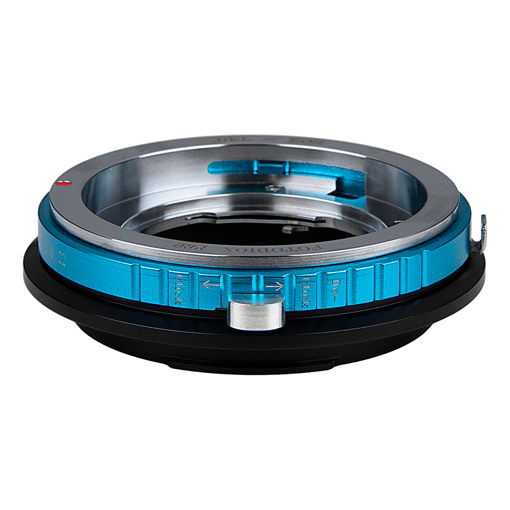 Fotodiox Pro Lens Mount Adapter - Deckel-Bayonett (Deckel Bayonet, DKL) Mount SLR Lens to Canon EOS (EF-S) Mount SLR Camera Body with Selectable Clicked / Declicked Aperture Control