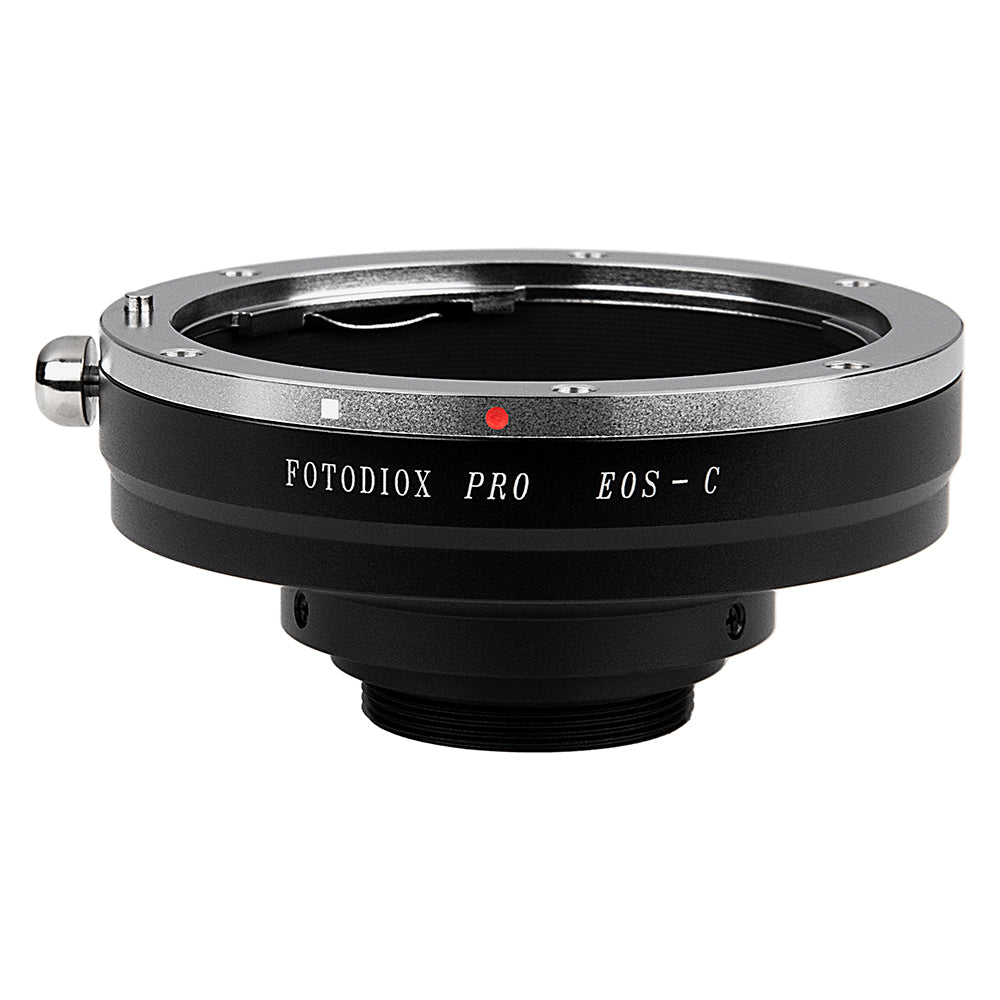 Fotodiox Pro Lens Adapter - Compatible with Canon EOS (EF / EF-S) D/SLR Lenses to C-Mount (1" Screw Mount) Cine & CCTV Cameras