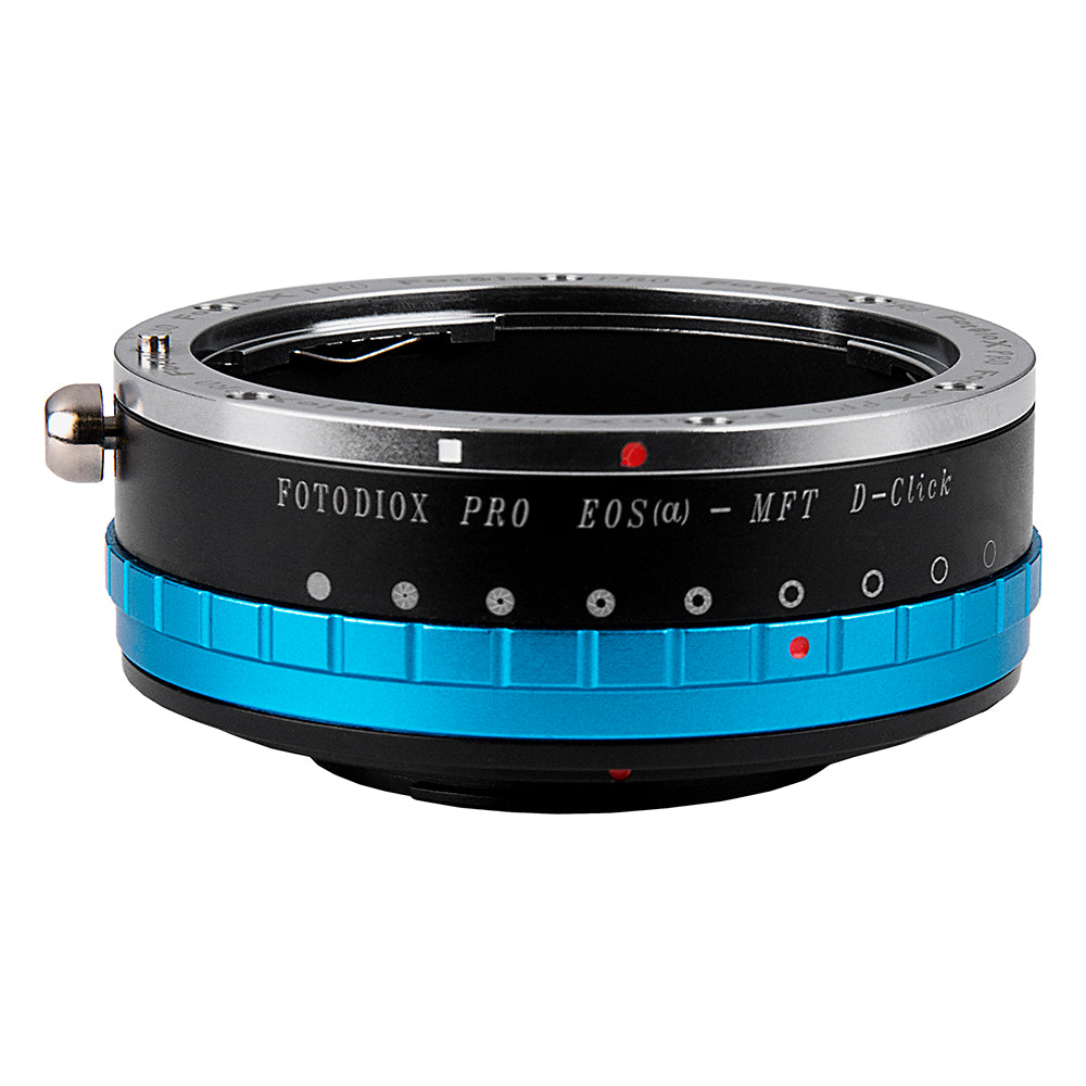 Fotodiox Pro Lens Mount Adapter - Canon EOS EF Lens (NOT EF-S Lens) D/SLR Lens to Micro Four Thirds (MFT, M4/3) Mount Mirrorless Camera Body with Built-In Aperture Iris