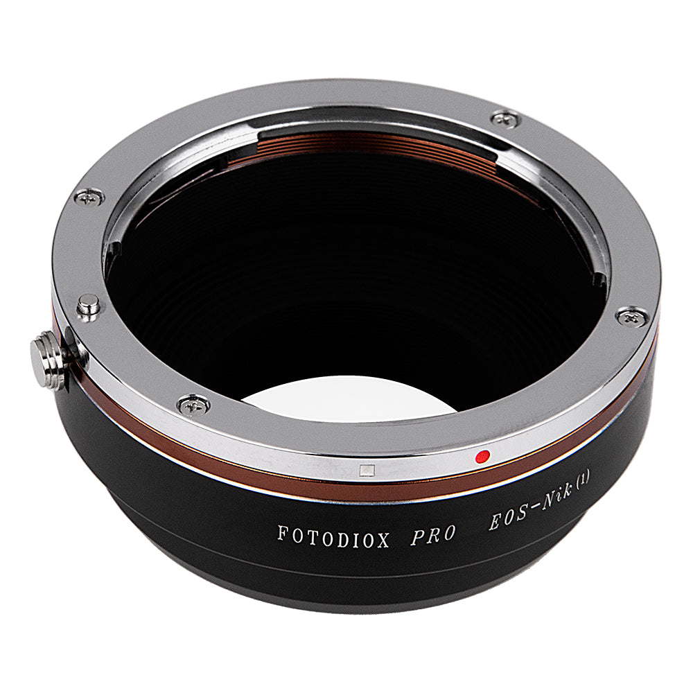 Fotodiox Pro Lens Adapter - Compatible with Canon EOS (EF / EF-S) D/SLR Lenses to Nikon 1-Series Mirrorless Cameras