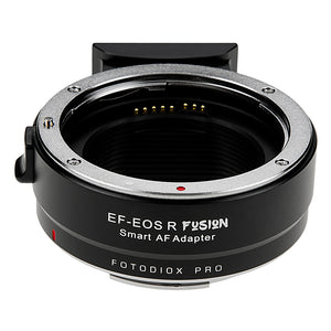 Fotodiox Pro Fusion Adapter, Smart AF Lens - Canon EOS EF D/SLR Lens to Canon RF Mount Mirrorless Cameras with Full Automated Functions